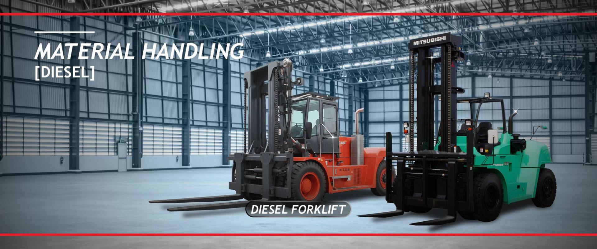 Berca Material Handling, Forklift Diesel, Mitsubishi Forklift