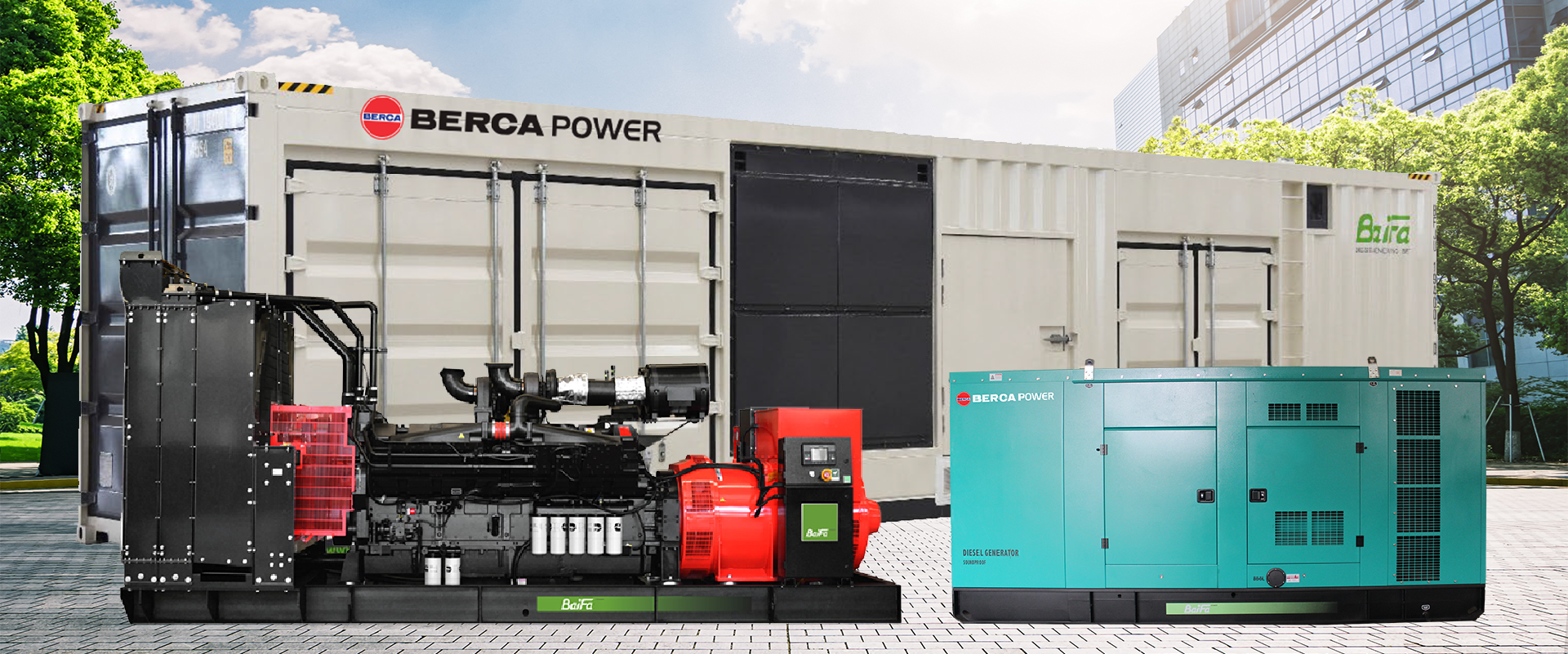 Generator Set Berca Power By Cummins